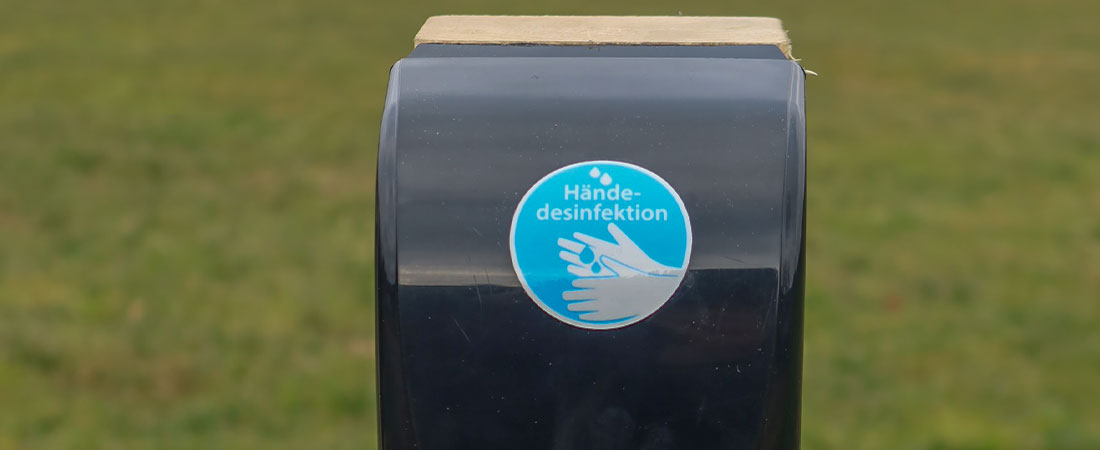 Händedesinfektionsstationen